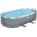 BESTWAY Power Steel Bazénový set 427 x 250 x 100 cm, kartušová filtrácia 56620