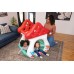 BESTWAY Fisher-Price Nafukovací bazénik v tvare huby s loptičkami 107 x 97 x 110 cm 93570