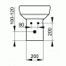 IDEAL Standard PLAYA stojaci bidet 55 x 36 cm s jedným otvorom pre armatúru J501401