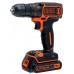Black & Decker BDCDC18BAFC Aku vŕtačka (30Nm/18V/2x1,5Ah) + príslušenstvo