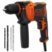 Black & Decker BEH710K Príklepová vŕtačka 710W, sada vrtákov, kufor