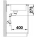 BLANCO ZEROX 500 IF/A InFino nerez Durinox s tiahlom 523101