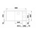 BLANCO AXIA III 6 S-F InFino SILGRANIT aluminium sklen.deska drez vpravo s exc. 523491