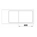 BLANCO AXIA III 6 S-F InFino SILGRANIT aluminium sklen.deska drez vpravo s exc. 523491