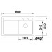 BLANCO ZENAR 45 S InFino Keramika čierna drez vpravo s excentrom 524163