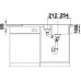 BLANCO Idento 6 S-F drez keramika PuraPlus, aluminium 522274