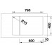 BLANCO ELON XL 6 S Infini s excentrom Silgranit 780x500mm, biela 524838