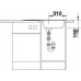 BLANCO set FLEX MINI drez nerez 780 x 435 mm + MILA-S batéria chróm
