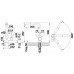 BLANCO set TIPO 45 S Compact nerez profilovaný 780 x 500 mm + MILA-S batéria chróm