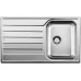 BLANCO set LIVIT 45 S Salto nerez kartáčovaný 860 x 500 mm + Daras batéria chróm