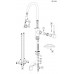 BLANCO set Tipo 45 S mini 3 1/2 nerez kartáčovaný 605 x 500 mm + MIDA-S batéria chróm
