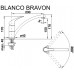 BLANCO set LEMIS 45 S-IF nerez kartáčovaný 860 x 500 mm + BRAVON batéria chróm