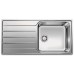 BLANCO set LEMIS XL 6 S-IF nerez kartáčovaný 1000 x 500 mm + MIDA batéria chróm