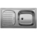 BLANCO set FLEX mini profilovaný nerez 780 x 435 mm 512032 + TIVO-S batéria chróm 517648