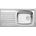 BLANCO set MAGNAT prírodný nerez 860 x 435 mm + Daras-S batéria chróm