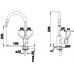 BLANCO set Tipo 45 S Compact 3 1/2 nerez kartáčovaný 780 x 500 mm + MIDA-S batéria chróm