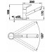 BLANCO set Tipo 45 S mini 3 1/2 nerez kartáčovaný 605 x 500 mm + KANO-S batéria chróm