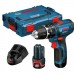 BOSCH GSB 12V-15 Akumulátorový šroubovák s príklepom L-boxx, 06019B6906