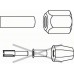 BOSCH Klieštinové upínacie puzdro 1/2" 2608570108