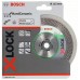 BOSCH Best for Hard Ceramic systému X-LOCK, Diamantový rezný kotúč, 115mm 2608615134