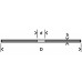 BOSCH X-LOCK Standard for Inox Plochý rezný kotúč, 115×1×22,23 mm 2608619261