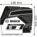 VÝPREDAJ BOSCH GCL 2-50 C Krížový laser + RM2 0601066G00 POŠKODENÝ ORIG. OBAL