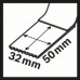 BOSCH AIZ 32 AB Metal BIM ponorný pílový list, 32 x 50 mm, 2608661688