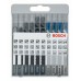 BOSCH 10dílná sada pílových listov pre priamočiare píly Basic for Metal and Wood 260701063