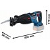 BOSCH GSA 185-LI PROFESSIONAL Chvostov píla, kufor 06016C0021