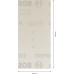 BOSCH Brúsny papier EXPERT M480, 93 x 186 mm, zrnitosť 240, 50 ks 2608900758