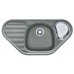 Franke SET G47 granitový drez COG 651 E sivý kameň + drezová batéria FC 9541.084 + FD 300