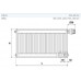 KORADO RADIK panelový radiátor typ COMBI VK 22 500 / 800 22-0500 80-N0-10