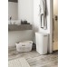 CURVER INFINITY 39L Kôš na čistú bielizeň, recyklovaný plast, biely 04755-040
