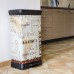 CURVER Odpadkový kôš Decobin Coffe, 39 x 29 x 73 cm, 50 l, 02162-C29