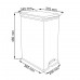 CURVER SLIM BIN odpakový kôš, 25 x 42 x 45 cm, 25 l, strieborná, 02339-582