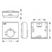 Danfoss FH-WP priestorový termostat - prevedenie pre verejné budovy, 24 V 088H0023