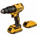 DeWALT DCD778D2T Aku príklepová vŕtačka / skrutkovač (65Nm/18V/2x2,0Ah) kufor Tstak