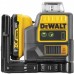 DeWALT DCE0811D1G Aku laserový kríž 2 x 360°, zelený lúč, XR (10,8V/1x2,0 Ah) kufor Tstak