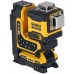 DeWALT DCLE34035D1 Aku multi laser 3x360° zelený s diaľkovým ovládaním (18V/2,0Ah) T-stak