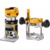 DeWALT DCW604NT Aku kombinovaná frézka XR (8mm/18V/bez aku) kufor Tstak