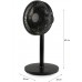 DOMO Stojanový ventilátor 2v1, čierny DO8157