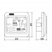 ELEKTROBOCK DR2-ZD-hnedá dotykový a diaľkový regulátor osvetlenia 0532