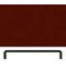 DŘEVOJAS GO 550 S skrinka s umývadlom Mini 550, červená vysoký lesk, úchytka A 20746