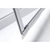 POLYSAN VITRA LINE zástena bez držiaku osušky, štvorec 800x800mm, ľavá, číre sklo