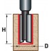EXTOL PREMIUM fréza drážkovacia do dreva, D6,3xH25, stopka 8mm 8802111