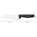 Fiskars Hard Edge Stredný kuchársky nôž, 17cm 1051748