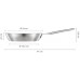 Fiskars All Steel Pure Panvica na vyprážanie, 24cm 1065627