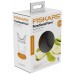 Fiskars Functional Form Krájač na jablká s nádobou, 16,4x12,7x7,8cm 1016132