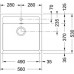 Franke Sirius SID 610, 560x530 mm, tectonitový drez, orechová 114.0205.050