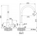 Franke SET G56 granitový drez BFG 611-78 vanilka + batéria FC 650 chróm 114.0323.911